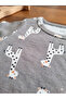 Crew Neck Unisex Baby Bodysuit with Snap Fasteners on the Shoulder and Bottom - 2