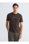 Esvab • Modern & Distinctive Zero Roba Collar Printed Men's Combed Cotton T-Shirt