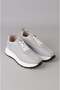 Select 1390 genuine leather casual women's shoe gray