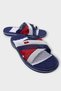 Massage-Based Daily Men's Slippers Suitable for Summer Wet Floors Dark Blue - Red - 2
