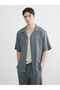Esvab • Modern & Distinctive Standard Fit Cuban Roba Collar Men's Shirt