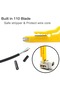 طقم أدوات تجعيد وقطع وتقشير كابلات الشبكة RJ45 وRJ11 مع أداة تثبيت 110 - 8