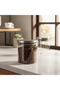 Acrylic Jar Canister with Lid Multipurpose Storage Container 12 × 12 cm - 2