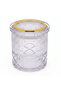 Acrylic Storage Canister with Lid Stylish Organizer Container 12 × 10 cm
