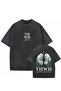 Unisex Text Printed T-Shirt – Round Neck, Short Sleeve, Casual