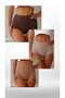 Qulothes 3-Piece Gathering Special Molded High Waist Micro Women's Panties