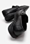 Genuine Leather, Laceless, Inner and Outer Leather, New Season, Italian Buckle, Men's Leather Shoes - 4