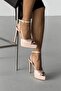 Linus Ankle Strap Nude Patent Leather - 2