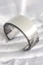 Black Marble Pattern Acrylic Plastic Rectangular Plate Model Vintage Women's Bracelet