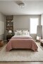Pink Luxury Knitted Pique Single Bedspread & New Generation Stylish and Lightweight Design Knitted Bedspread - 165X215Cm. - 2