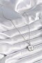 316L Steel Silver Color Square Locket Heart Zircon Stone Processing Women's Necklace - 2