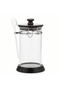 Acrylic Storage Canister with Elegant Spoon and Lid 20 × 10 cm
