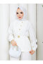 Accessory-Enhanced Shirt & Stitched Pants Islamic Clothing Set Rc9040 - 5