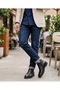 Men's Black Genuine Leather Laceless Casual Big Toe Daily Rubber Zippered Comfortable Winter Boots Shoes - 7