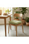 Soft Plush Sage Green Square Seat Cushion Thick Chair Pad for Living Room 40×40×7 cm - 2