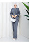 Accessory-Enhanced Shirt & Stitched Pants Islamic Clothing Set Rc9040 - 3