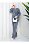Accessory-Enhanced Shirt & Stitched Pants Islamic Clothing Set Rc9040 - 4