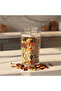 Cut Acrylic Storage Jar with Lid for Dry Food, Snacks & Kitchen Use 18 × 9 cm - 2