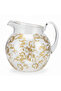 Acrylic Jug with Gold Accent Design Stylish Serving Pitcher for Water Juice 18 × 14.5 cm