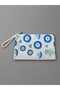 Special Design Cloth Wallet with Lucky and Blessing Themed Evil Eye Beads – Gift Zippered Handbag