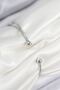 Brass Zircon Stone Heart Model Silver Color Women's Bracelet - 2