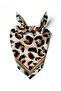 Leopard Patterned Silky - Satin Shawl