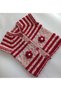 Hand Knitted Baby Girl & Child Vest 1-2 Years Old – Handmade Soft Yarn - Red - 3