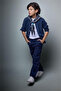 Shirt Collar Buttoned Long Sleeve Washed Effect Shirt Boy G5005A826Sp - 2