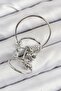 Brass Hoop Model Silver Color Cartilage Earrings - 2