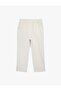 Comfortable Fit Bow-Tie Lace-Up High-Waist Viscose Jogger Pants - 4