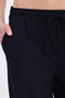 Elastic Waist Wide Leg Trousers Pn8418 - 3