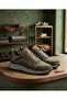 Men's Genuine Leather Daily Lightweight Comfortable Shoes Khaki - 3