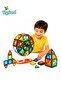 Magic Magnetic Blocks 55 PCS – STEM Educational Building Set with Strong Magnets, Creative Construction Toy for Kids