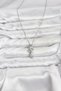 316L Steel Chain Silver Color Sea Horse Model Zircon Stone Women's Necklace - 2