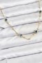 316L Steel Gold Color Evil Eye and Ball Model Women's Necklace