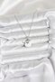 316L Steel Chain Silver Color Snowman Head with Hat Model Christmas Themed Women's Necklace - 2