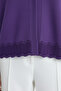 Lilac Purple Skirt Patterned Women's Jacket - 3