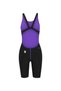 Amanzi Girls' Racing Swimsuit Acceler8 Rize Knee Length Jet Jewel - 2