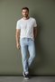 İnterview Roys Linen Look Cotton Light Blue Trousers - 4