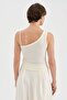 Women's Collar-Stitching Trok Detailed Sleeveless Design Athlete Crop Top - 3