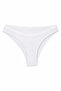 Women's 3-Pack White Cotton Lycra Bikini Panties - 5