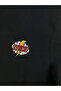 Black Crew Neck Embroidered Men's T-Shirt - 2