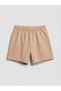 Ecru Striped Baby Boy T-Shirt and Shorts - 2