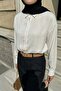 Buttoned Hijab Shirt 612137 - Ecru - 4