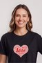 "Special for Mother's Day" Women's Crew Neck T-Shirt with "Mom" Print, 100% Cotton T-Shirt + Gift Cloth Bag - 5