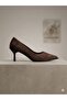 440 Women's Classic Pointed Toe Thin Heeled Shoes - 3