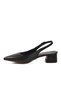 Black Lightweight Slingback Women's Heeled Shoes 323101 Z - 4