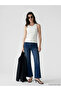 White Crew Neck Women's Tank Top - 6