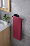 Premium Black 304 Stainless Steel Paper Towel Rack, Adhesive Roll Towel Holder, Kitchen under Cabinet Towel Holder - 2