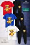 Children's Pirate Pokemon 3-Piece T-Shirt and Tracksuit Set